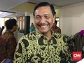 Luhut dan Sandiaga Sambangi Open House Airlangga