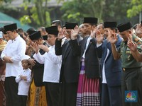 Mengintip Salat Idulfitri Jokowi Bersama Warga Bogor
