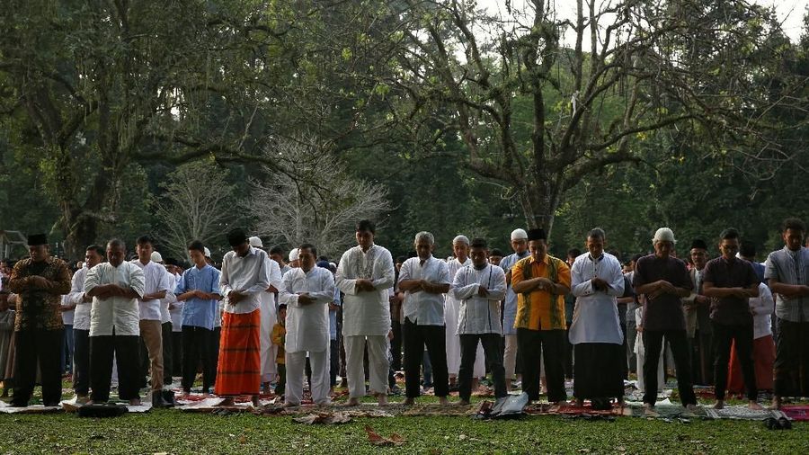 Sholat ied di Bogor CNBC Indonesia/ Andrean Kristianto