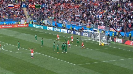 VIDEO: 5 Gol Kemenangan Rusia vs Arab Saudi