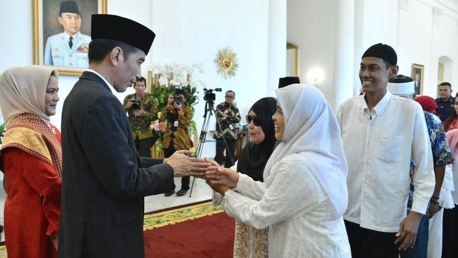 jokowi open house di bogor. ()Biro Pers Kepresidenan)