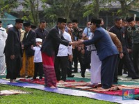 Anies, Sandiaga, dan AHY Hadiri Open House Jokowi