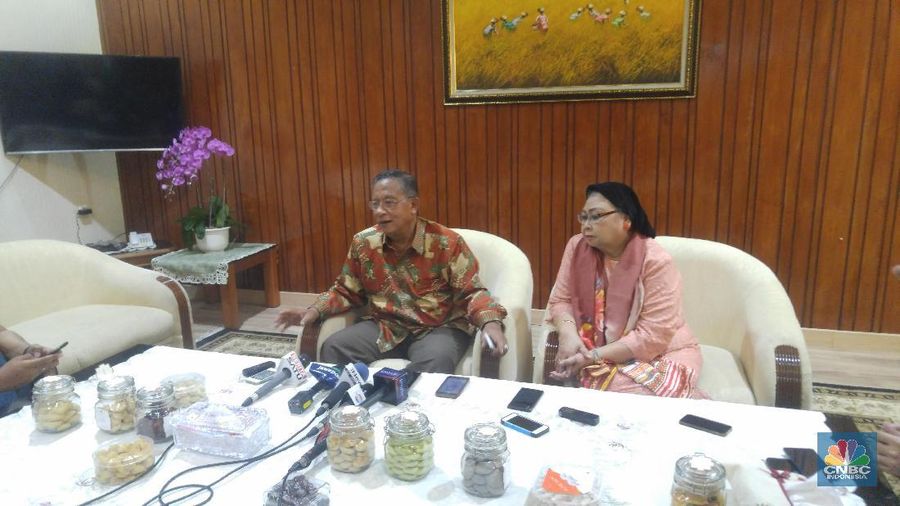 Begini suasana berlebaran di rumah Menko Darmin.