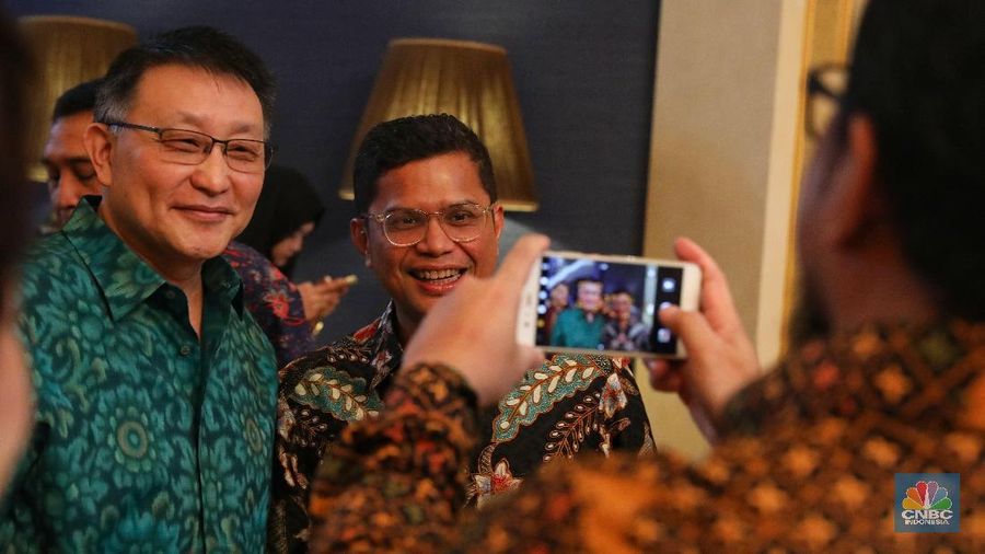 Kegembiraan terpancar dari wajah para tamu karena dapat saling bertemu dan juga sebagi ajang silaturahmi di momen lebaran ini.