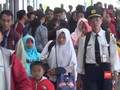 VIDEO: Arus Balik Stasiun Pasar Turi Mulai Padat