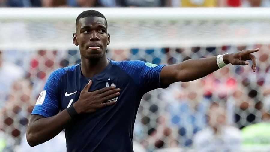 Soccer Football - World Cup - Group C - France vs Australia - Kazan Arena, Kazan, Russia - June 16, 2018   France's Paul Pogba celebrates scoring their second goal          REUTERS/Toru Hanai