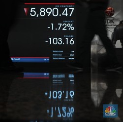 IHSG Melemah 0,55%, Berikut 5 Saham Paling Aktif