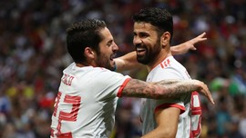 FOTO: Spanyol Raih Kemenangan Perdana di Piala Dunia 2018