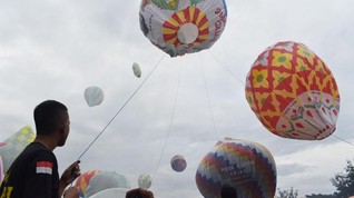 Trenggalek Rayakan Lebaran dengan Festival Balon Udara