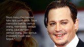 Johnny Depp juga mengakui lebih banyak merenung usai ditempa berbagai masalah. (REUTERS/Stefano Rellandini)