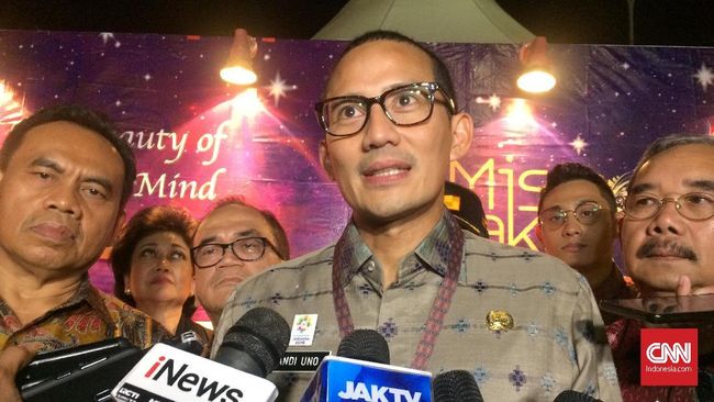 Sandi Berdalih Budget Kunker Rp54 M 'Sisaan' Era Sebelumnya
