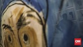 Pameran '57 x 76' diselenggarakan di Galeri Nasional, hingga 2 Juli 2018 mendatang. (CNN Indonesia/ Hesti Rika)