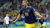 Gol Toivonen membuat Jerman untuk pertama kalinya kebobolan secara beruntun di Piala Dunia sejak Piala Dunia 1986. Di tahun itu Jerman imbang 1-1 dengan uruguay dan kalah 1-2 dari Skotlandia. (REUTERS/Francois Lenoir)
