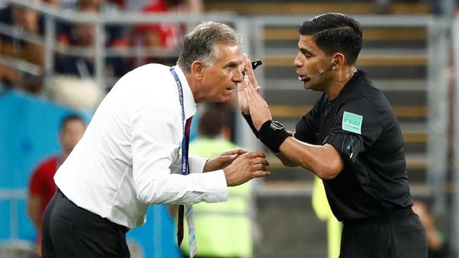 Queiroz Anggap Ronaldo 'Anak Emas' Wasit di Piala Dunia 2018