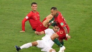 Timnas Portugal Unggul Atas Iran di Babak Pertama