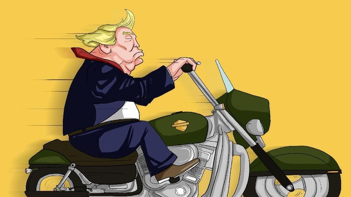 Harley-Davidson, Simbol AS yang Jadi Korban Perang Dagang