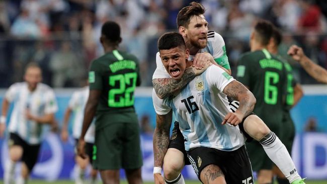 Timnas Argentina Lolos ke Babak 16 Besar Piala Dunia 2018