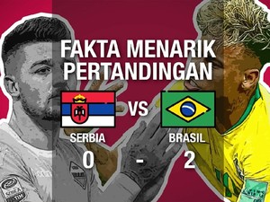 Video: Fakta Menarik Pertandingan Brasil Vs Serbia
