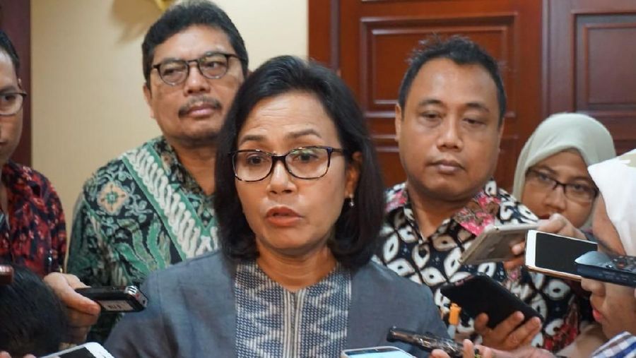 Menkeu Sri Mulyani Indrawati berbicara mengenai cinta tanah air di hadapan peserta program pertukaran pelajar SMP.