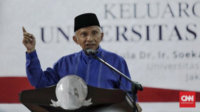 Kritik Ekonomi, Amien Rais Sebut Jokowi Beri Prioritas China