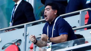 Gagal Melatih, Maradona Bawa-bawa Pengalaman Hampir Mati