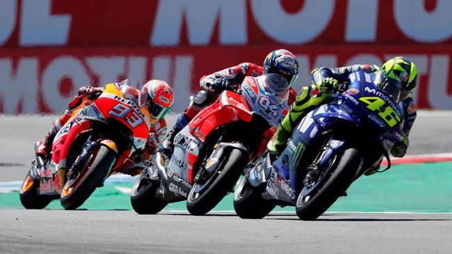 Rossi: Manuver Dovizioso di MotoGP Belanda Tidak Cerdas