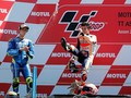 Marquez Senang Rossi Gagal Finis Kedua di MotoGP Belanda