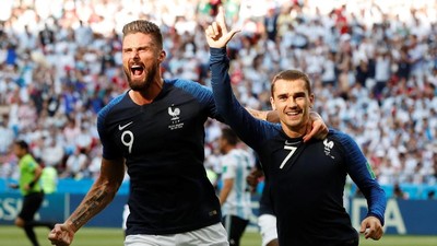 Perang Bintang Prancis vs Belgia dalam Angka Prancis kontra Belgia sepertinya bakal menarik. Perang bintang.