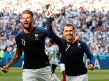 Perang Bintang Prancis vs Belgia dalam Angka