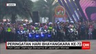 Atraksi Motor Patwal di HUT ke-72 Bhayangkara