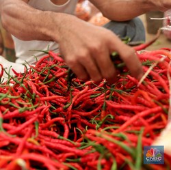 'Emak-emak Mulai Masak untuk Lebaran Bikin Harga Cabai Naik'