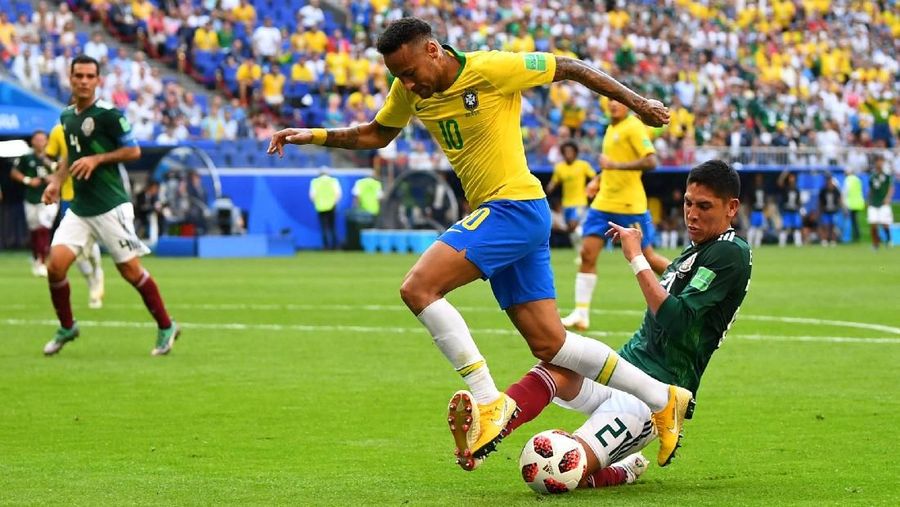 Kemenangan atas Meksiko menjadikan Brasil melenggang ke perempat final Piala Dunia 2018.