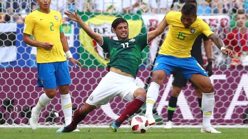 Kemenangan atas Meksiko menjadikan Brasil melenggang ke perempat final Piala Dunia 2018.