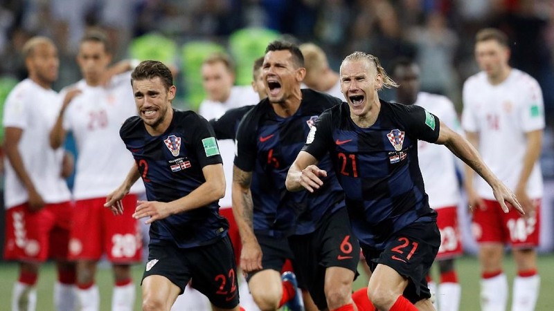 Berkat kemenangan tersebut, Kroasia akan melawan tuan rumah Rusia dalam laga perempat final di Stadion Fisht, Sochi, Minggu (8/7) dini hari WIB.