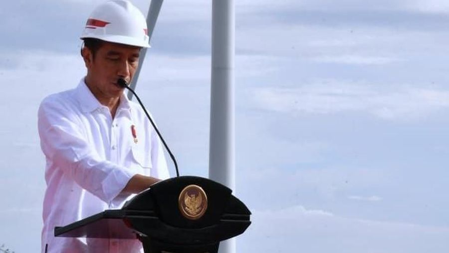 Jokowi mengatakan PLTB serupa tidak hanya dikembangkan di Sidrap saja, namun juga 80% sudah dikerjakan di Jeneponto.