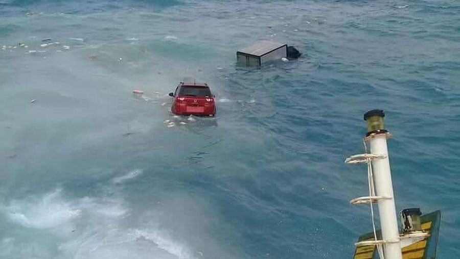 KM Lestari Maju tenggelam di perairan Selayar, kemarin (3/7/2018).