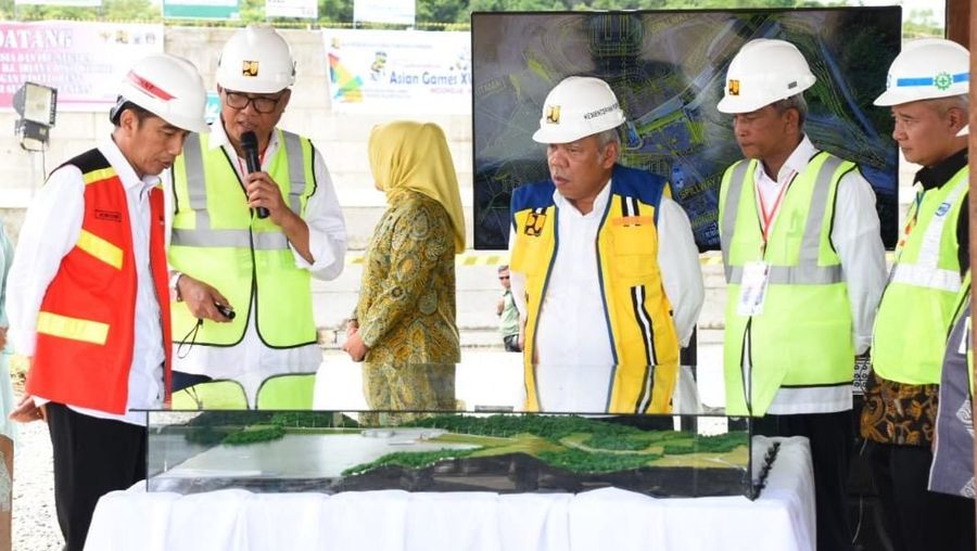 Untuk Bendungan Paselloreng progres konstruksinya sudah 73,3% dan ditargetkan selesai akhir Februari 2019.