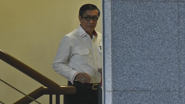 Sidak Lapas Porong, Yasonna Sebut Napi Korupsi Lebih Bersih