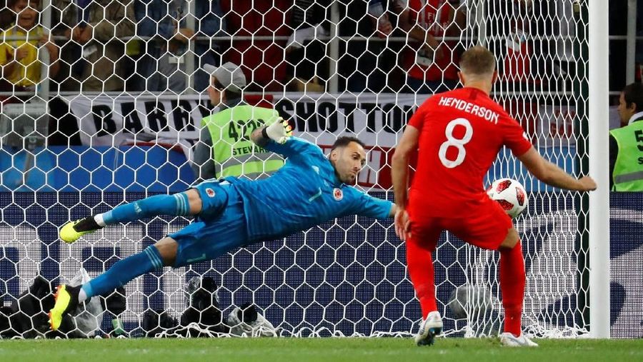 Skor 4-3 di babak adu penalti meloloskan Inggris ke babak perempat final yang akan menghadapi Swedia.