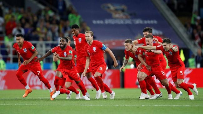 Lagu Football's Coming Home Menggema di Rusia