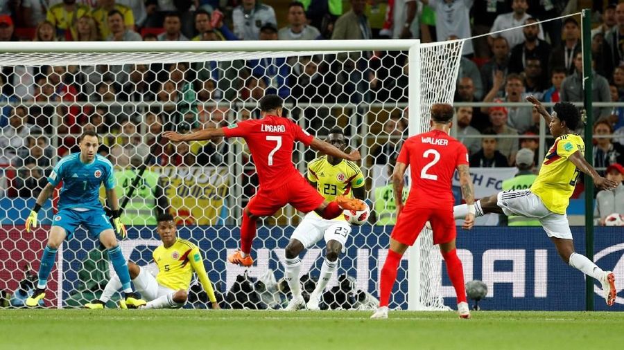 Skor 4-3 di babak adu penalti meloloskan Inggris ke babak perempat final yang akan menghadapi Swedia.