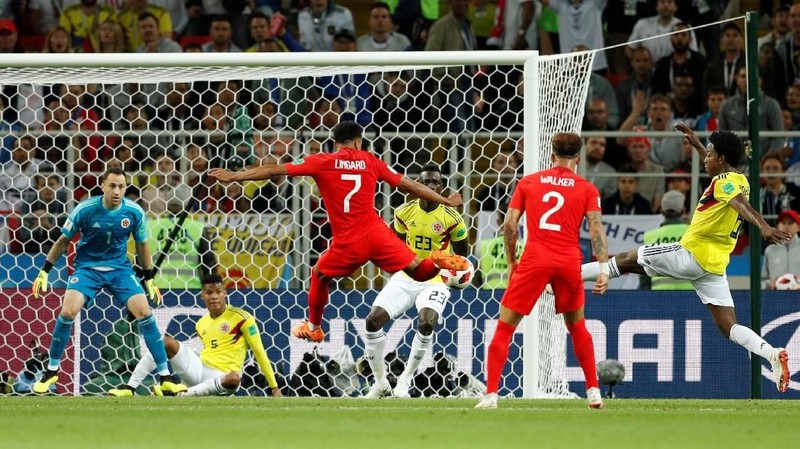 Skor 4-3 di babak adu penalti meloloskan Inggris ke babak perempat final yang akan menghadapi Swedia.