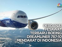 Water Salute Bagi Dreamliner 787-10 di Bandara Ngurah Rai!
