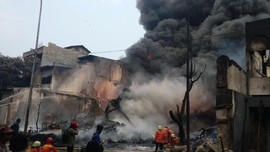Kebakaran Gudang di Kampung Bandan, Lalu Lintas Macet Total