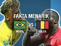 Fakta Menarik Jelang Brasil vs Belgia di Babak Delapan Besar