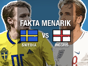 VIDEO: Fakta Menarik Jelang Swedia vs Inggris