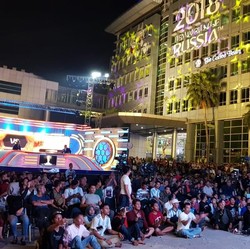 Piala Dunia Seru di RI, Nobar Layar Raksasa di Sunburst BSD