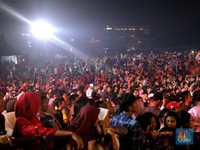 Warga Padati Nobar Piala Dunia Layar Raksasa di Sunburst BSD