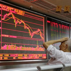 Bursa China Catatkan Kinerja Terburuk dalam 10 Tahun