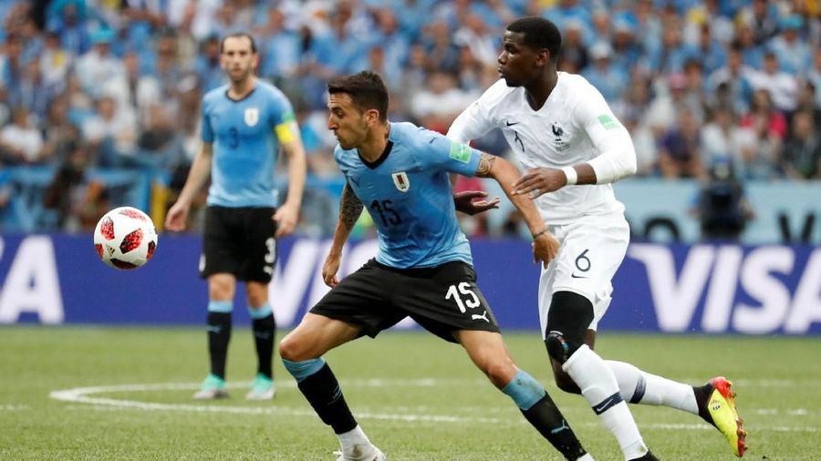Raphael Varane dan Antoine Griezmann menjadi pahlawan kemenangan Prancis.